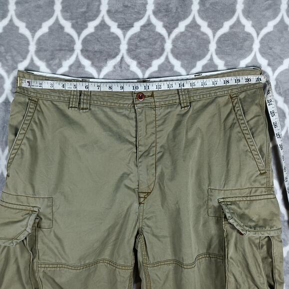 Polo Ralph Lauren Cargo Shorts Mens 42 Khaki Classic Polo Chino Utility Pockets - Picture 3 of 10